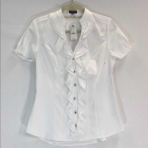 satin white tops